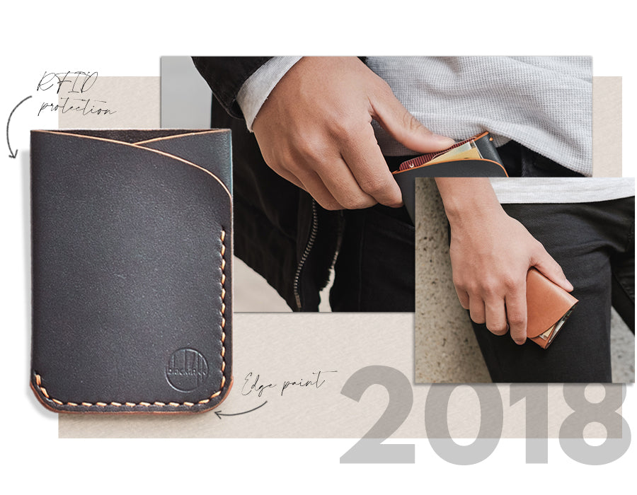 Image of the 2018 edition of our Two Pocket Wallet