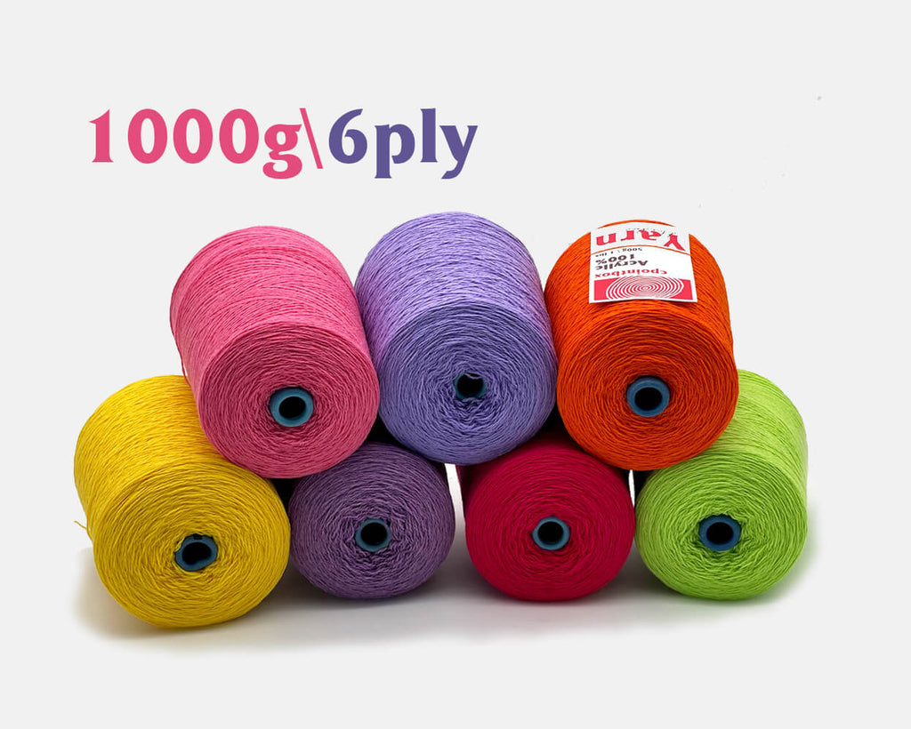 6PCS Tufting Gun Yarn Crochet Yarn for DIY Cotton Yarn For Crocheting Yarn  For Hand Knitting Supplies as A Good Gift 190g/roll - AliExpress