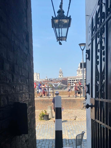 Inside view from Cardinal Cap Alley