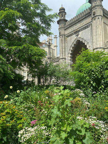 Brighton Pavilion, secret botanic garden, regency style, architecture