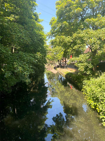 The River Wandle at Merton Abbey Mills