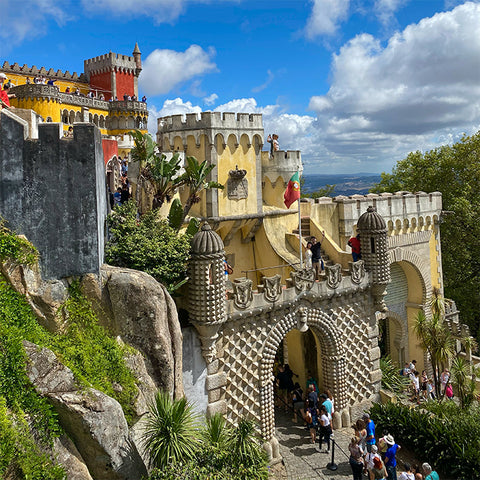 Pena palace sintra, national park of Portugal, days out in Portugal, history of the national palace of sintra
