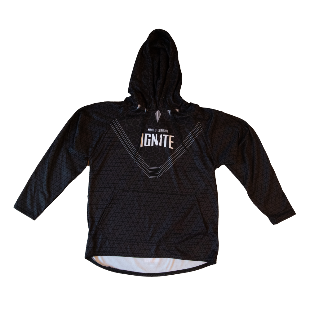 Primitive Twofer Black Hooded Basketball Jersey