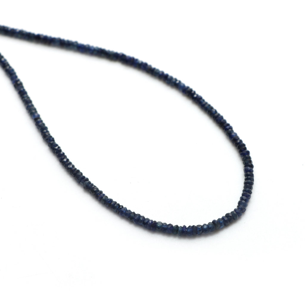 AAA Quality Crystal Blue Sapphire Beads / Rondelle Faceted 3