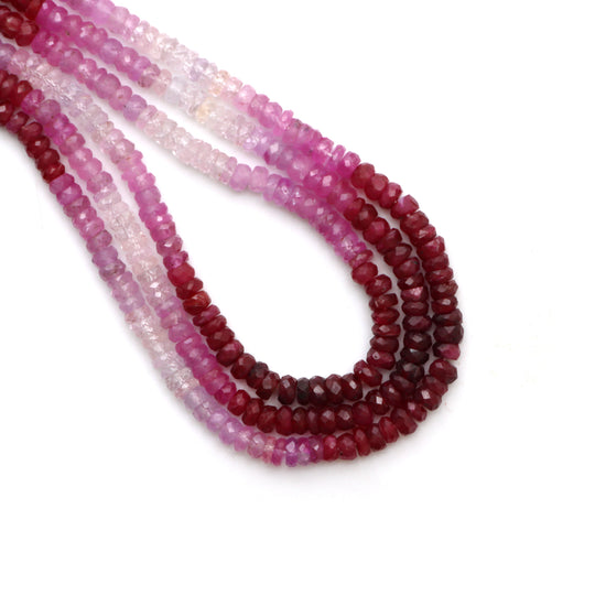 Precious Ruby Smooth Polished Oval Beads Gemstone, Rare Beads 10.50 CRT  Line Pretty Beads, Natural Ruby Beads for Making Necklace 