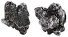 Starborn Sterling Silver and Genuine Campo Del Cielo Meteorite Cufflinks