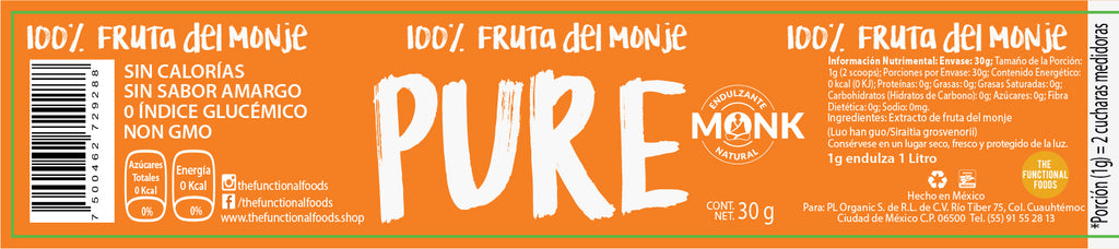 pure monk fruta del monje