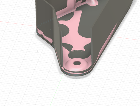 extruded cut when converting a complex 3D model into a CAD model