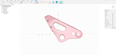 Creating a sketch in Fusion 360
