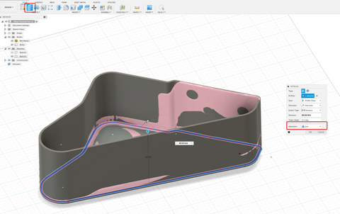 Joining two extrusions together in Fusion 360