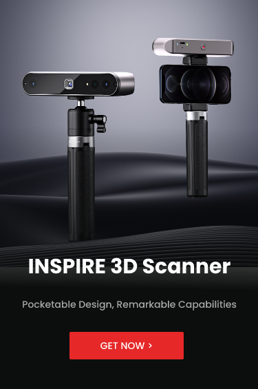 Revopoint INSPIRE、安価でポータブルな3Dスキャナー！