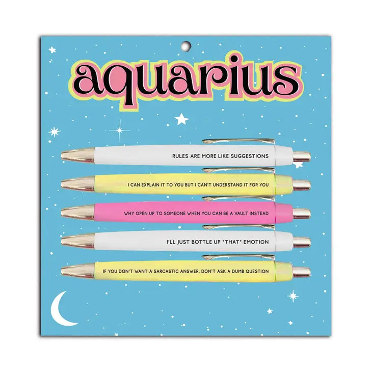 Leo Pen Set (astrology, zodiac, funny, gift, friend)