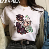 Woman Tshirts Shaman King Graphic Tees Kawaii Japanese Anime Toilet Bound Hanako Kun T Shirt Women Funny Cartoon Inuyasha Tops