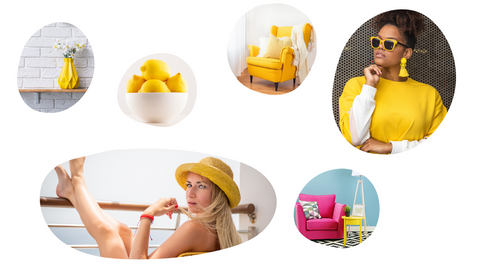 Selection of yellow items