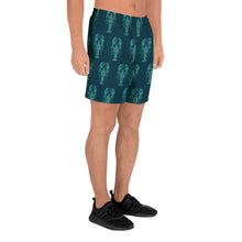 Load image into Gallery viewer, Green Spotted Lobster Men&#39;s Athletic Long Shorts
