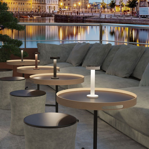Die LED Tischleuchten Outdoor Boro perfekt für den Gastronomie Betrieb jetzt bei Esszett.eu