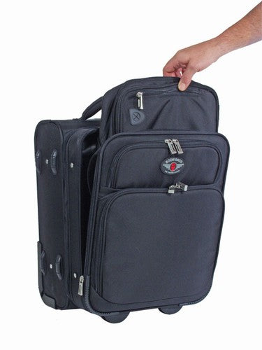 Boom Bag BB018 18" Rolling Office Carry-On Business/Computer Bag with Speaker System