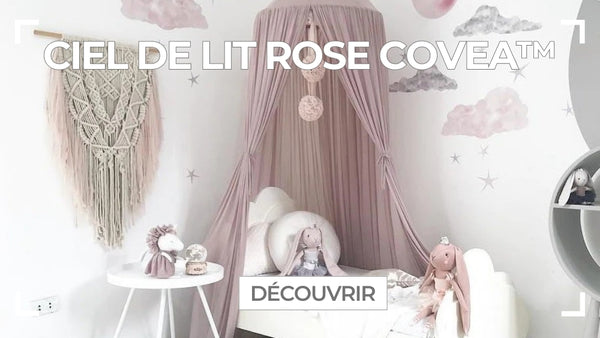 Ciel de lit rose