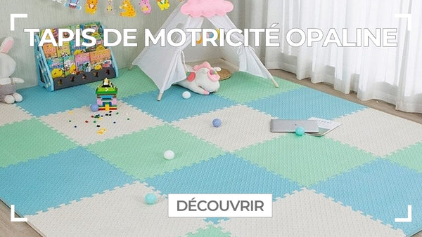 tapis motricité bébé mousse chambre opaline