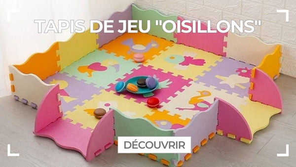 tapis de jeu bébé mousse oisillons Piscine Tortuga