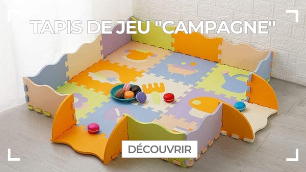 tapis de jeu bébé mousse Kidea Campagne Piscine Tortuga