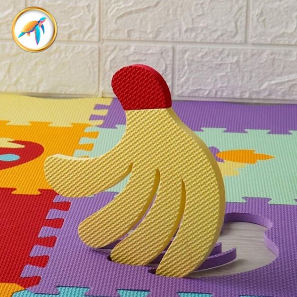 tapis de jeu bébé banane