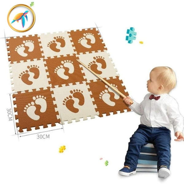 apprentissage bébé tapis mousse