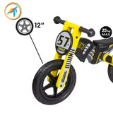 Tricycle en bois Madera™ Moto Jaune