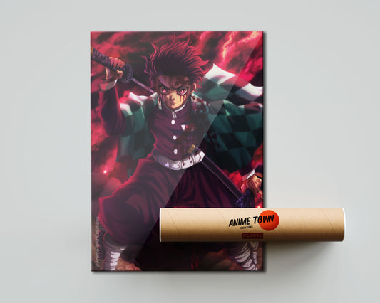 Quadro Tanjiro Demon Slayer Premium