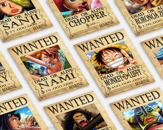 AFFICHE COLLECTOR ONE PIECE WANTED SOGEKING N°3 (18x12,5cm)