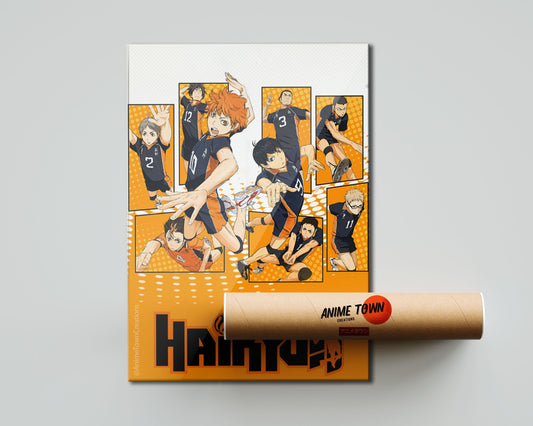 Placa Decorativa Quadro Anime Haikyuu Karasuno