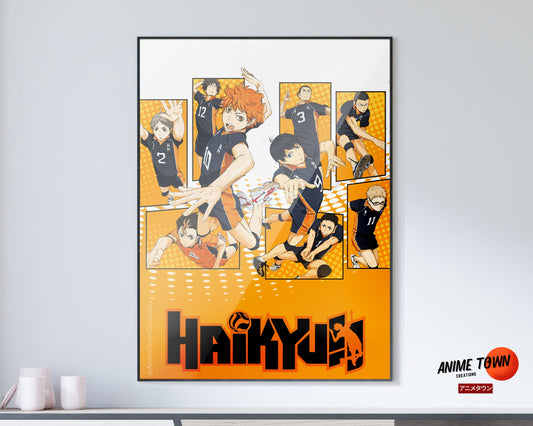 Placa Decorativa Anime Haikyuu Time Karazuno