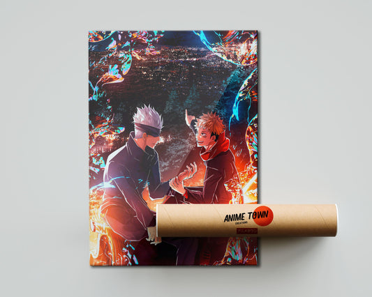 Jujutsu Kaisen Satoru Gojo Limitless Painting Poster Poster – Anime Town  Creations