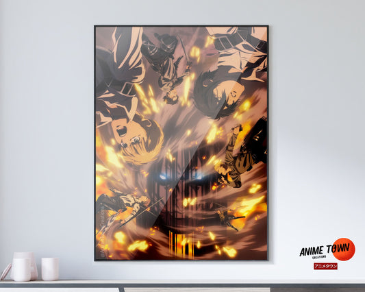 Attack on Titan The Final Season Part 2 Poster Poster – Anime Town Creations