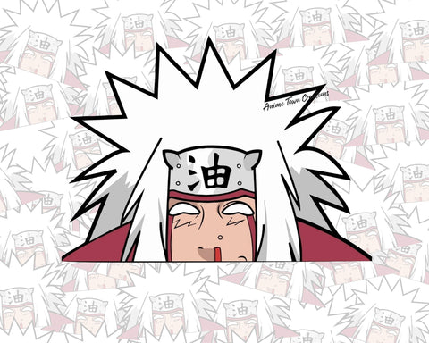 Naruto Face Squish Peeker Sticker Sticker – Anime Town Creations