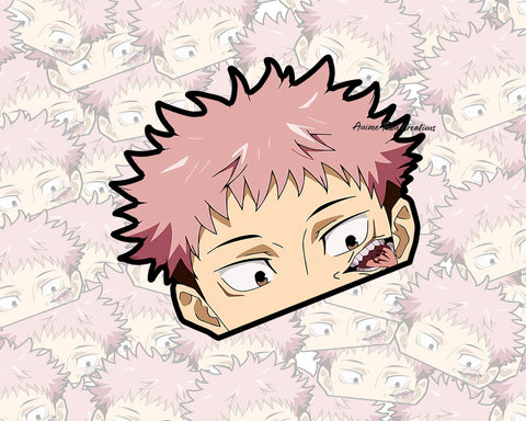 Kakashi Face Squish Peeker Sticker Sticker – Anime Town Creations