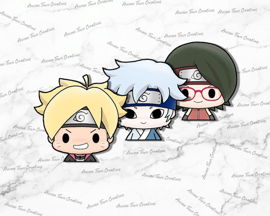 Naruto Face Squish Peeker Sticker Sticker – Anime Town Creations