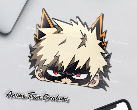 Naruto Face Squish Peeker Sticker Sticker – Anime Town Creations