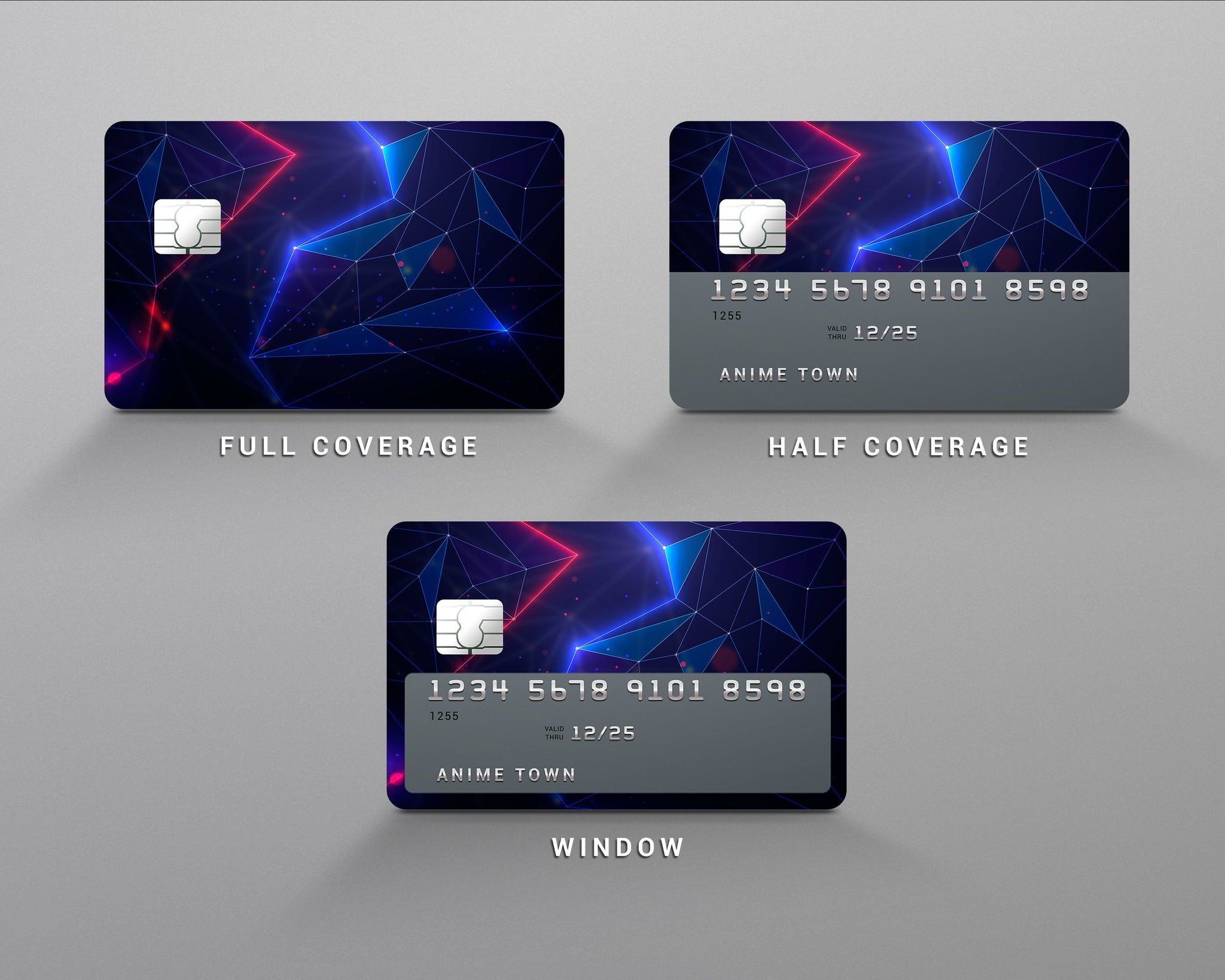 Acrylic Wolf Debit Card Skin  Card Skin Anime Debit Card Skins   WrapCart Skins