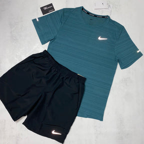 black nike miler shorts