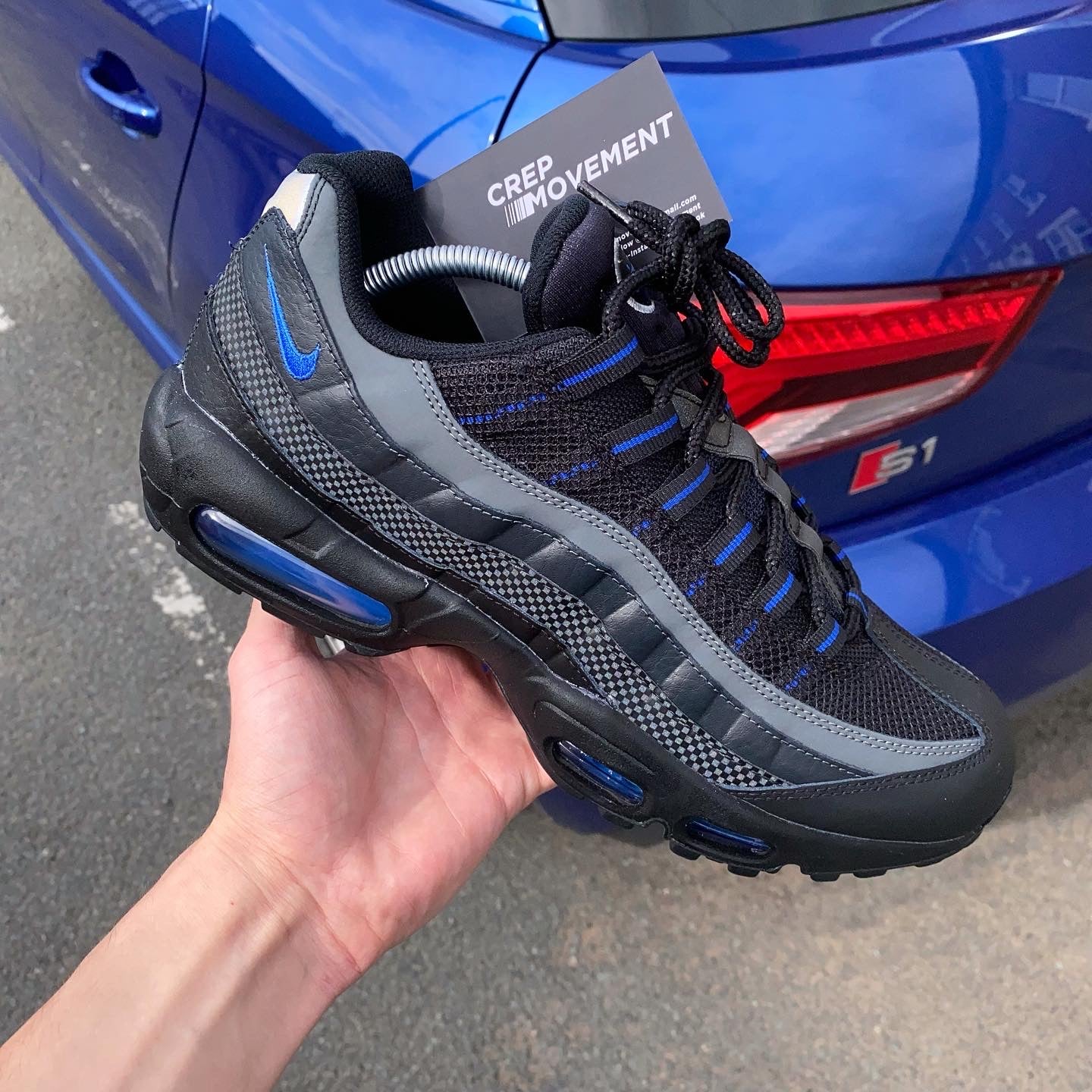 NIKE AIR MAX 95 - ROYAL BLUE / BLACK