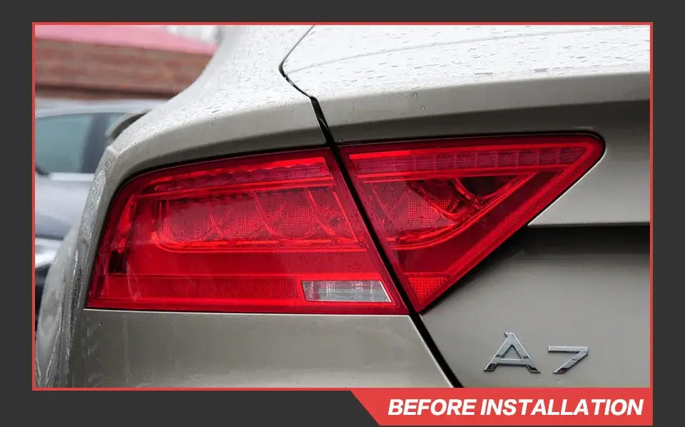 Audi a7 hot sale rear lights