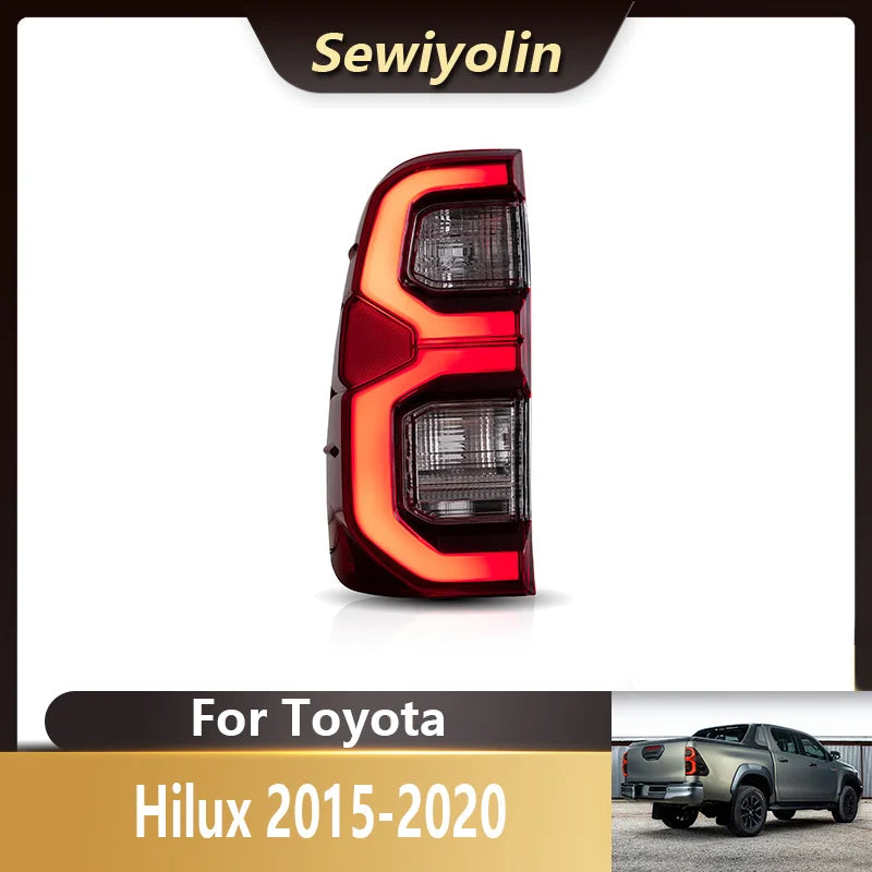 Car LED Tail Lights for Toyota Hilux 2015-2020 Plug and Play