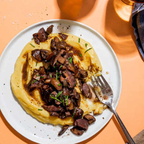 Polenta and mushroom recipe