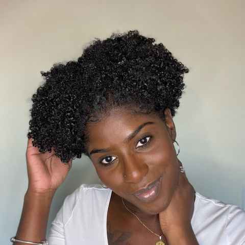 Wash and go using Reclaim Your Crown Flaxseed Gel