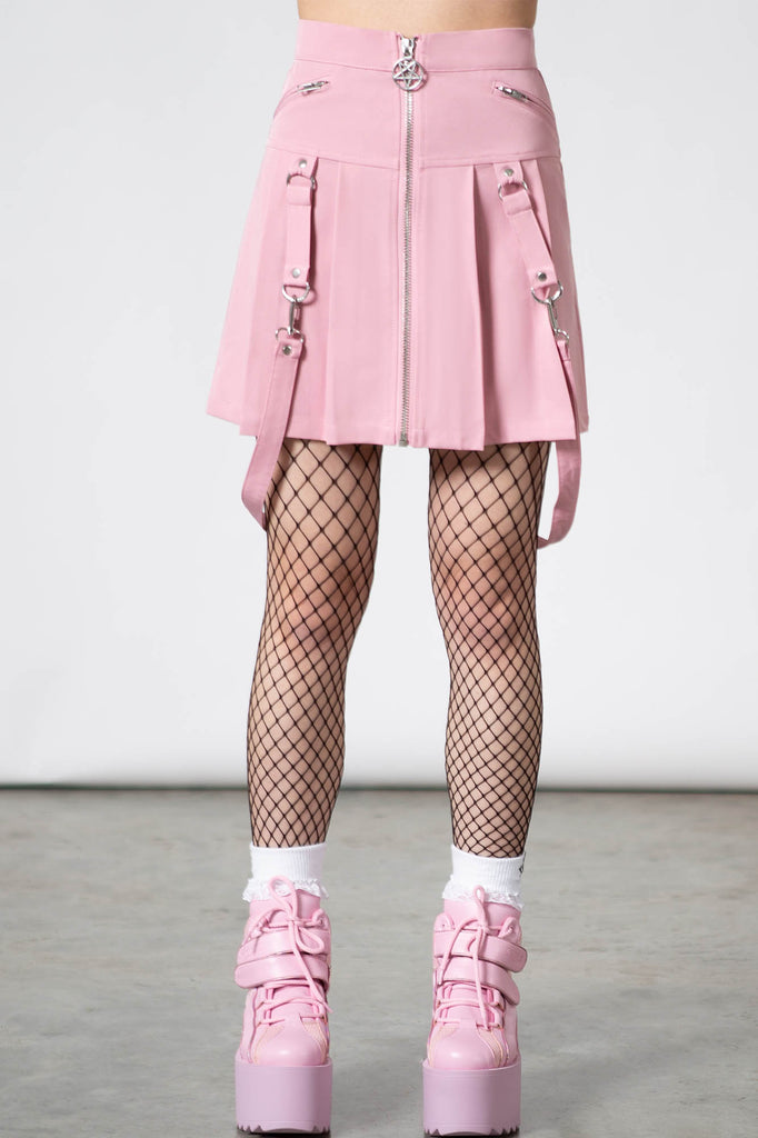 Blaire B*tch Mini Skirt [PASTEL PINK] | Killstar