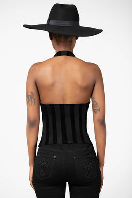 women's corset KILLSTAR - Saintly Spiked - Black - KSRA007859 - Metal-shop .eu