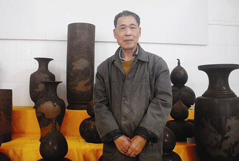 Li Changquan in his Nixing clay studio.