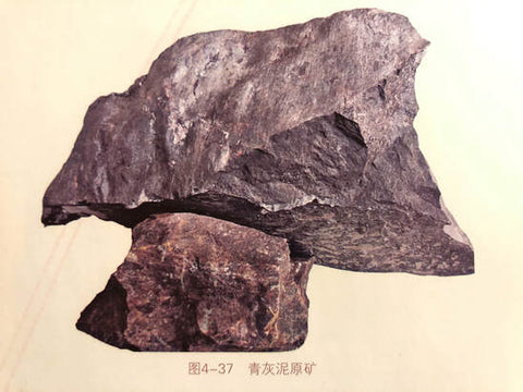 Qinghuini ore, photo taken from the book 阳羡茗砂土.