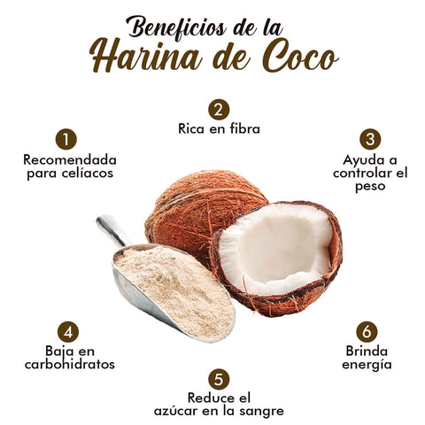 benefícios da farinha de coco orgânica